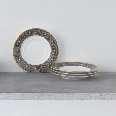 Noritake Infinity Saucers, 6" In Bronze