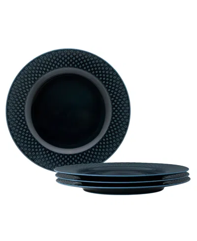 Noritake Kikko Dinner Plates, Set Of 4 In Blue