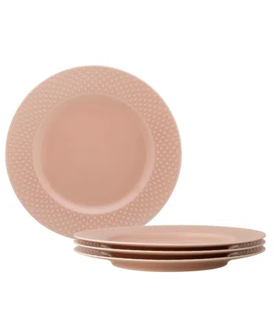 Noritake Kikko Dinner Plates, Set Of 4 In Pink