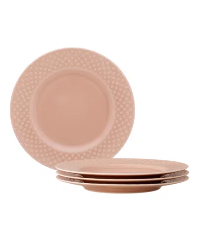 Noritake Kikko Salad Plates, Set Of 4 In Pink