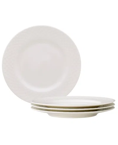 Noritake Kikko Salad Plates, Set Of 4 In White
