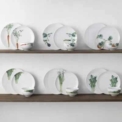 Noritake Kyoka Shunsai 18-piece Dinnerware Set, Service For 6 In White