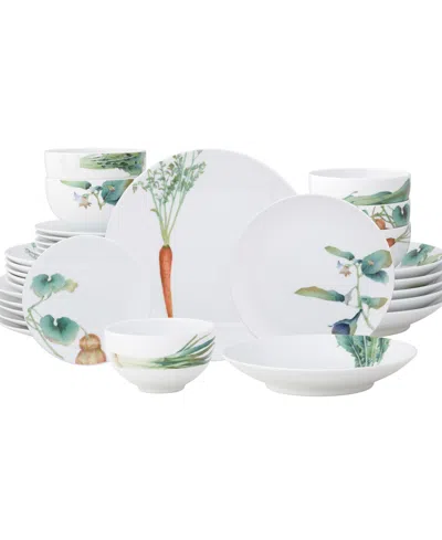Noritake Kyoka Shunsai 30-pc. Dinnerware Set, Service For 6 In White