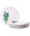 Noritake Kyoka Shunsai Assorted Dinner Plates 10.5" Set/6 In Multi