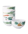 Noritake Kyoka Shunsai Bowls 21 oz Set/6 In Multi