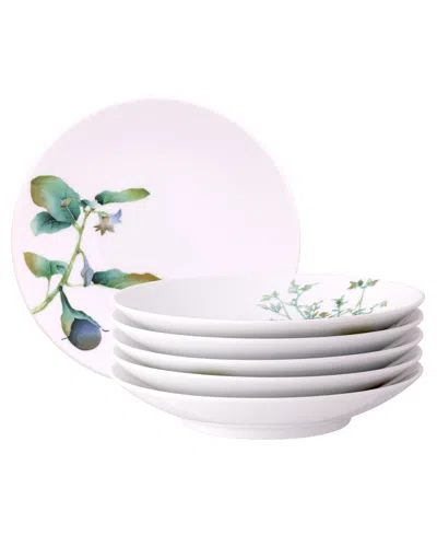 Noritake Kyoka Shunsai Deep Plates Set/6 In Multi