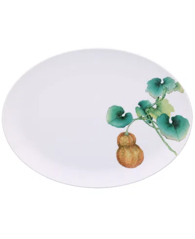 Noritake Kyoka Shunsai Oval Platter, 14.5" In Multi