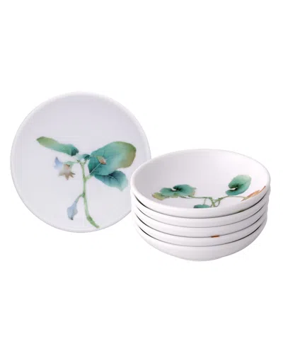 Noritake Kyoka Shunsai Small Plates Set/6 In Multi
