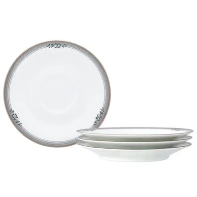 Noritake Laurelvale Saucers, 6" In White