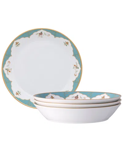 Noritake Lodi's Morning 4-pc. Coupe Dinner Bowl Set, Service For 4 In Blue