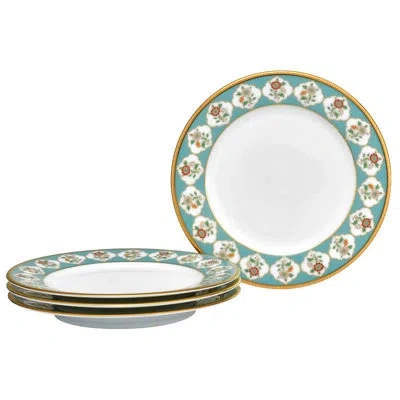 Noritake Lodi's Morning  Bread & Butter/appetizer Plates, 6-1/4" In Blue;white