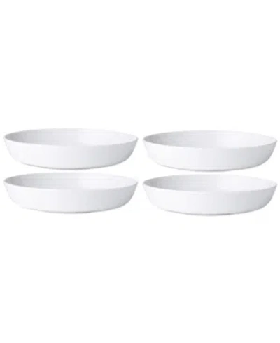Noritake Marc Newson Pasta Bowls, Set Of 4 In White