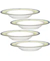 Noritake Menorca Palace Set Of 4 Soup Bowls 12 Oz. In Blue