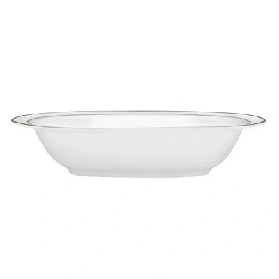 Noritake Montvale Platinum Oval Vegetable Bowl, 10-1/2", 24 Oz. In White