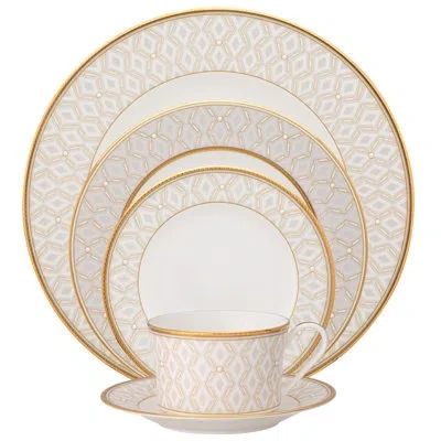 Noritake Noble Pearl 5-piece Place Setting, Service For 1 In White