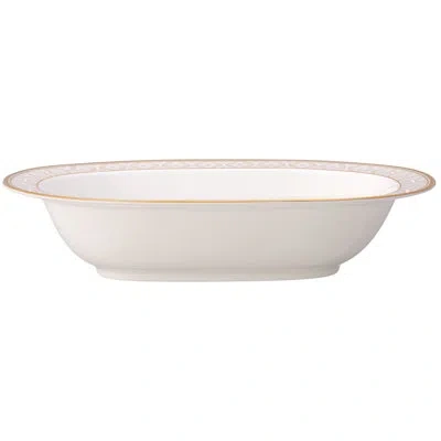 Noritake Noble Pearl Oval Vegetable Bowl, 10-1/2", 24 Oz. In White