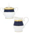 Noritake Odessa Cobalt Gold Sugar Creamer Set In Blue