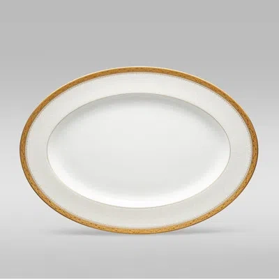 Noritake Odessa Oval Platter In Gold
