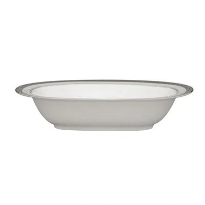 Noritake Odessa Oval Vegetable Bowl, 10-1/2", 24 Oz. In Platinum