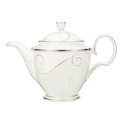 Noritake Platinum Wave 5 Cup Coffee Server In White