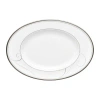Noritake Platinum Wave Butter Dish In White