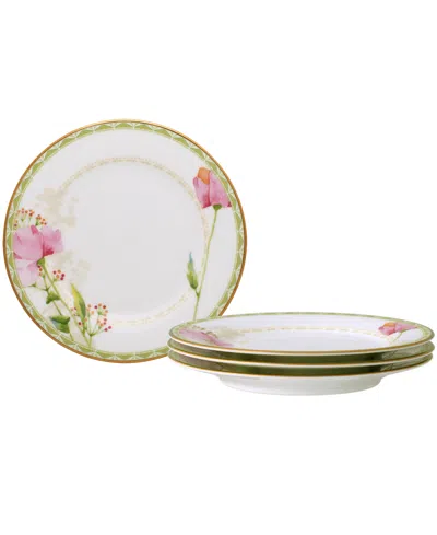 Noritake Poppy Place 6.25" Bread Butter, Set Of 4