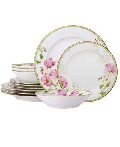 Noritake Poppy Place Set, 12 Piece