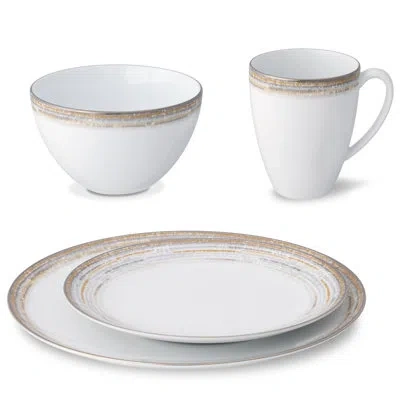 Noritake Raylan 4-piece Place Setting, Service For 1 In White