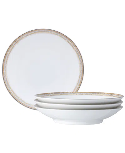 Noritake Raylan Pasta Bowls, Set Of 4, Service For 4 In White