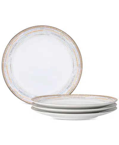 Noritake Raylan Salad Plates, Set Of 4 In White