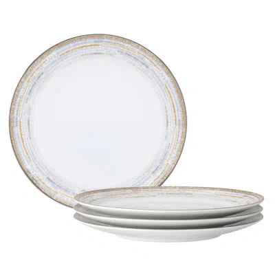Noritake Raylan Set Of 4 Salad Plates, 8.25" In White