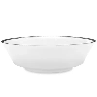 Noritake Regina Platinum Salad Bowl, 9", 40 Oz. In White