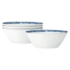Noritake Rill Fruit Bowls, 5", 9 Oz. In Blue