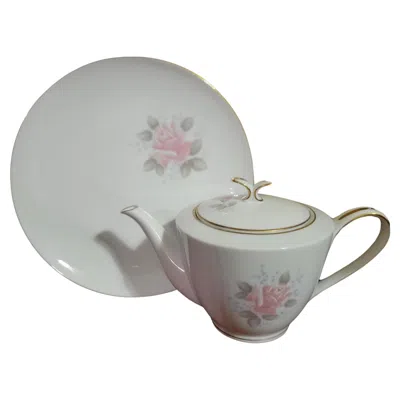 Pre-owned Noritake 'rosseville' Fine China Dining Set, 64 Pieces, Japan, 1960s In Sand