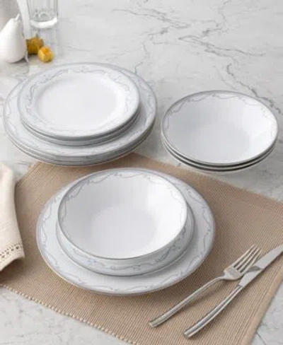 Noritake Satin Flourish Collection In White