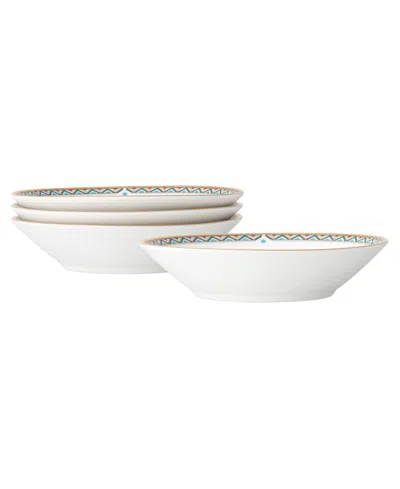 Noritake Serene Garden 4 Piece Fruit Bowls Set, 5", 6 Oz, Service For 4 In Light Green