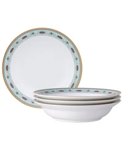 Noritake Serene Garden 4-pc. Rim Dinner Bowl Set, Service For 4 In Green