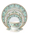 Noritake Serene Garden 5 Piece Place Setting Set In Light Green