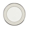 Noritake Silver Palace 10.75" Dinner Plate In White
