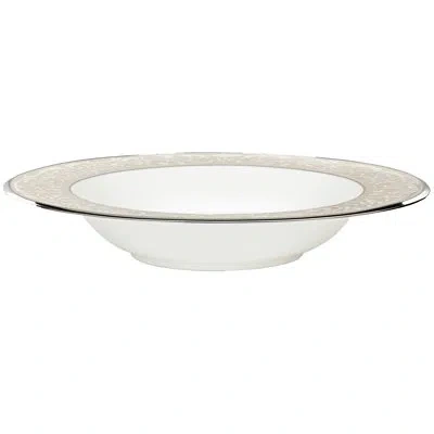 Noritake Silver Palace 8.5", 11 Oz. Soup Bowl In White