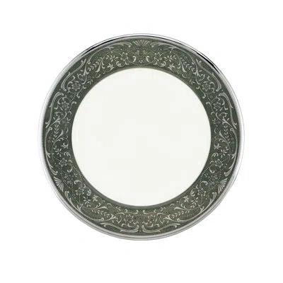 Noritake Silver Palace 9" Accent Plate In White