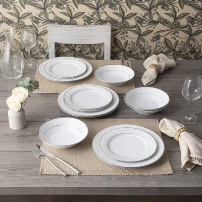 Noritake Spectrum 12-piece Dinnerware Set, Service For 4 In White