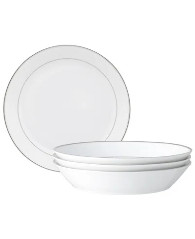 Noritake Spectrum 4-pc. Coupe Dinner Bowl Set, Service For 4 In White