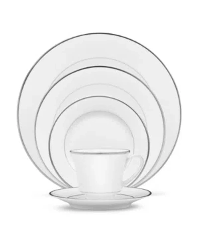 Noritake Spectrum 5 Pc Place Setting In Silver
