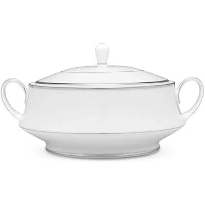Noritake Spectrum Covered Vegetable Bowl, 10-1/4", 48 Oz. In White