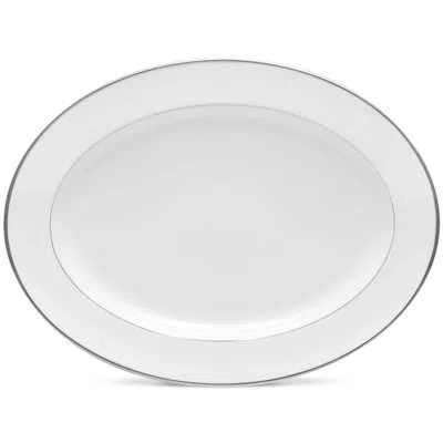 Noritake Spectrum Oval Platter In White