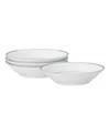 Noritake Spectrum Set Of 4 Fruit Bowls, Service For 4 In White