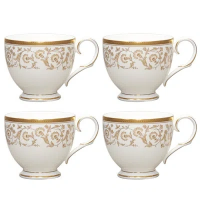 Noritake Summit Set Of 4 Cups, 7 Oz. In Gold