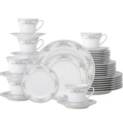 Noritake Sweet Leilani 40-piece Dinnerware Set, Service For 8 In White