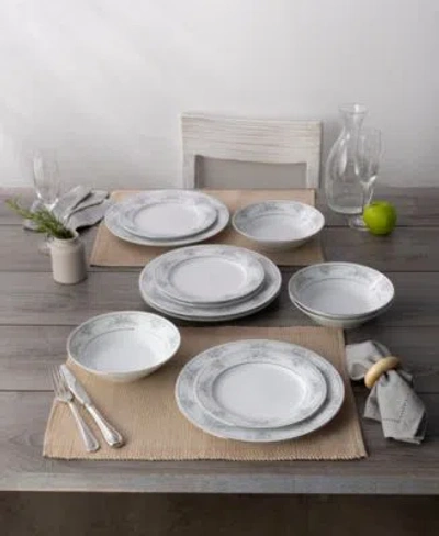 Noritake Sweet Leilani Dinnerware Collection In Silver